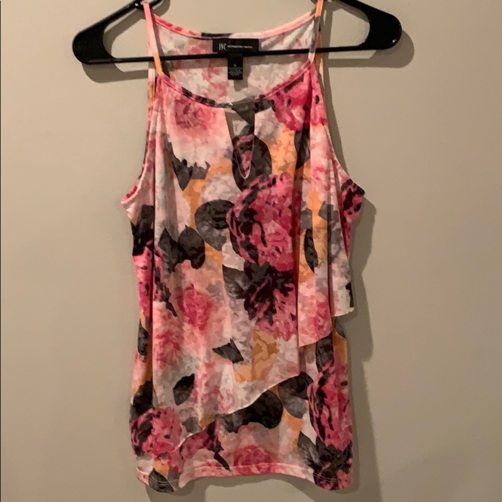 Inc floral tank top